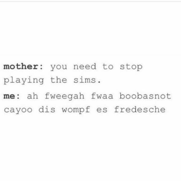 Relatable Sim Memes For Everyone