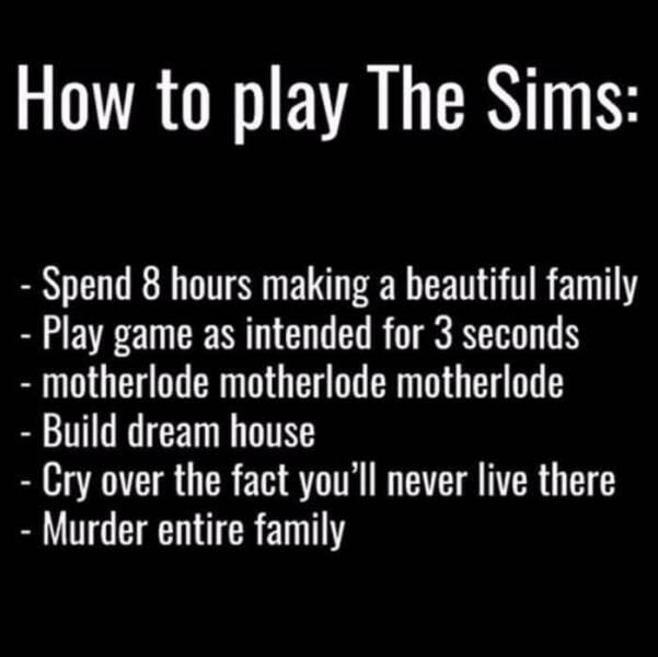 Relatable Sim Memes For Everyone
