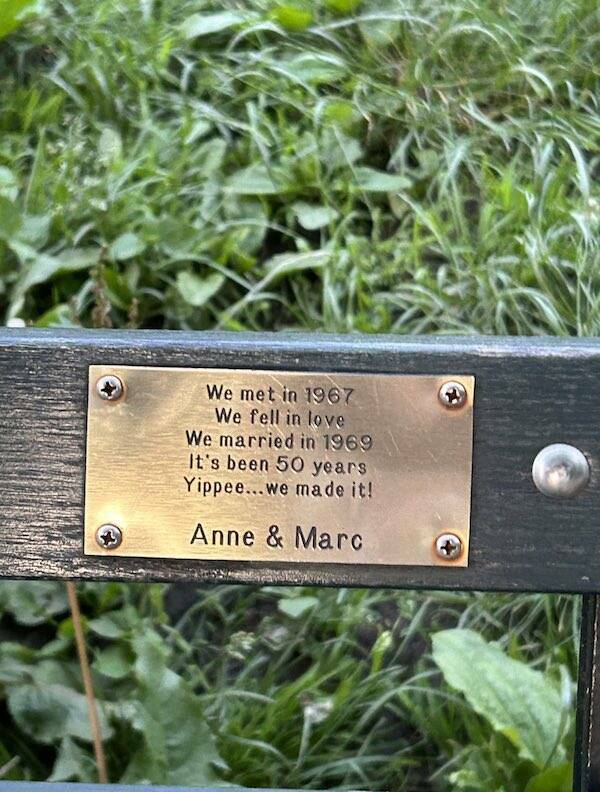 The Most Touching Bench Plaques