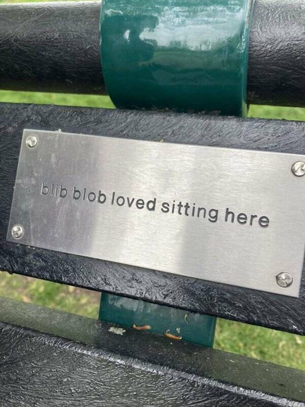 The Most Touching Bench Plaques