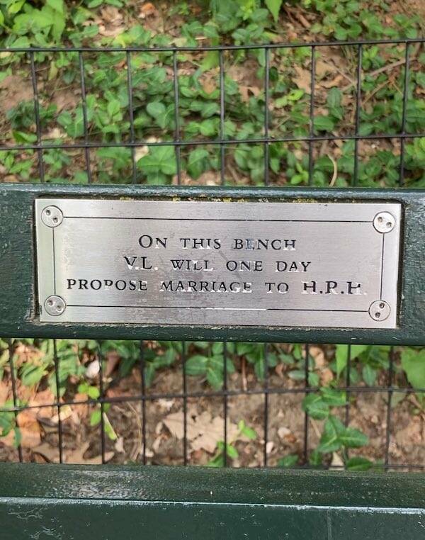 The Most Touching Bench Plaques