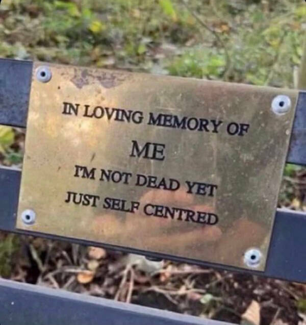 The Most Touching Bench Plaques