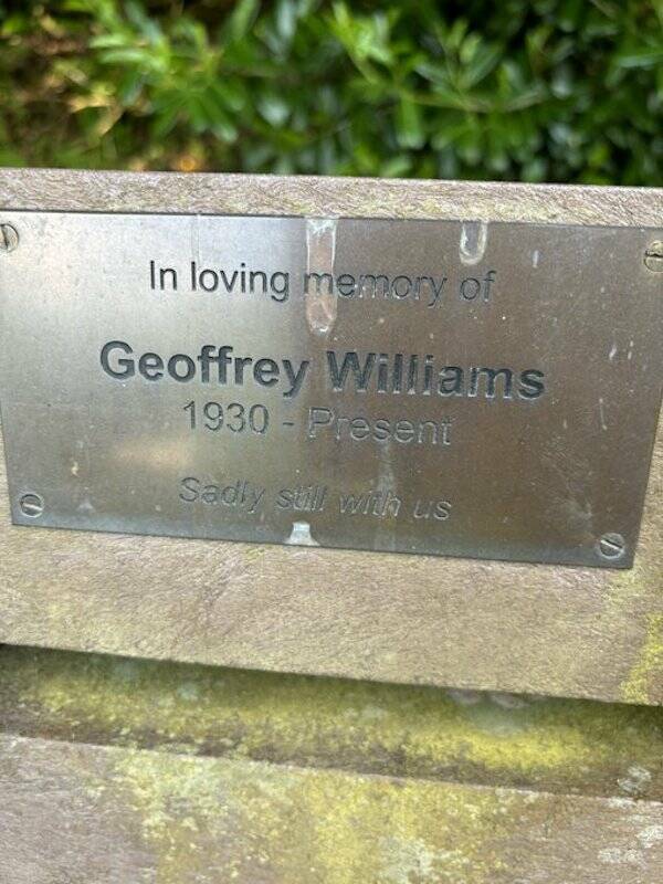 The Most Touching Bench Plaques