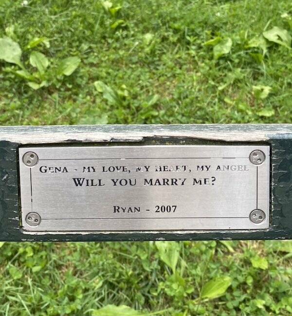 The Most Touching Bench Plaques