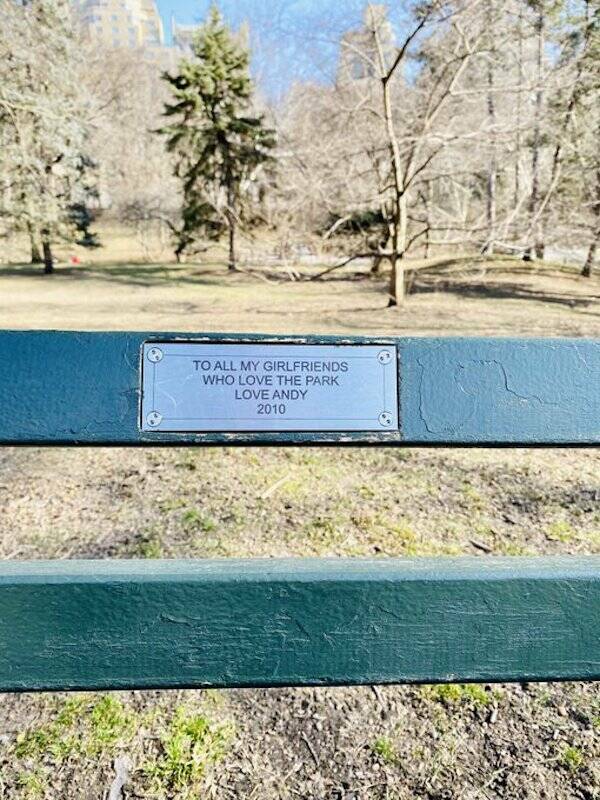 The Most Touching Bench Plaques