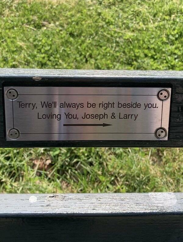 The Most Touching Bench Plaques