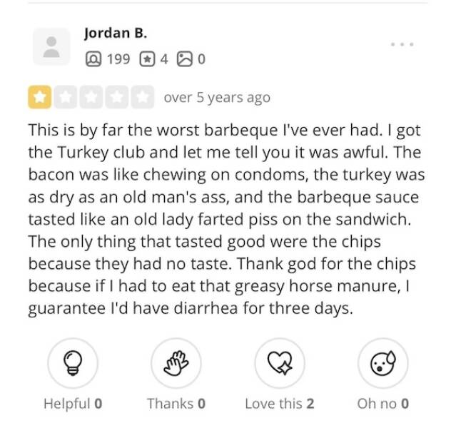 Laugh-Out-Loud Angry Yelp Reviews