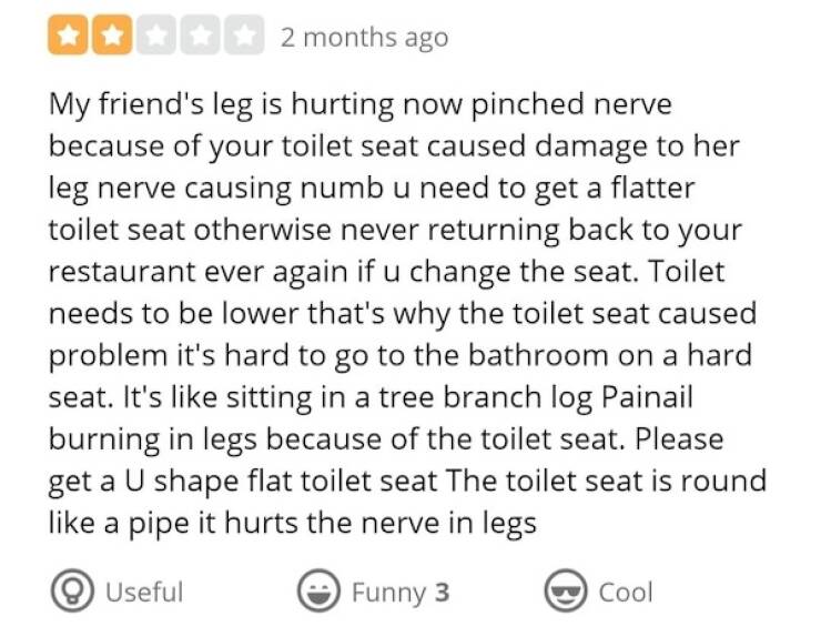 Laugh-Out-Loud Angry Yelp Reviews