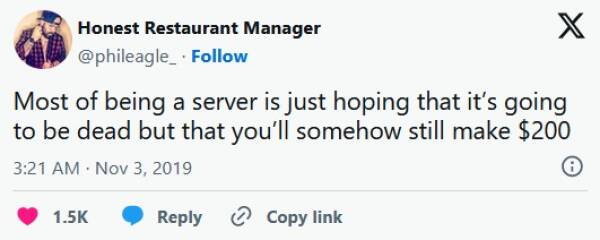 Posts That Only Restaurant Staff Will Get