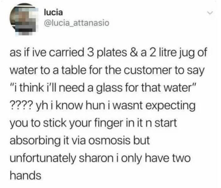 Posts That Only Restaurant Staff Will Get