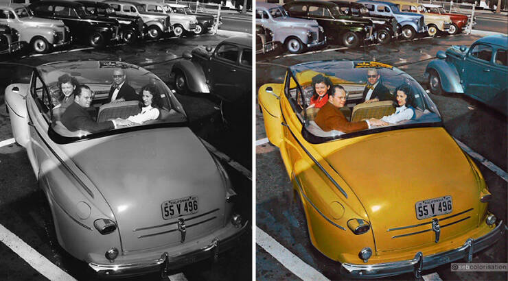 Sebastien De Oliveiras Colorized Vintage Photos