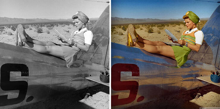 Sebastien De Oliveiras Colorized Vintage Photos
