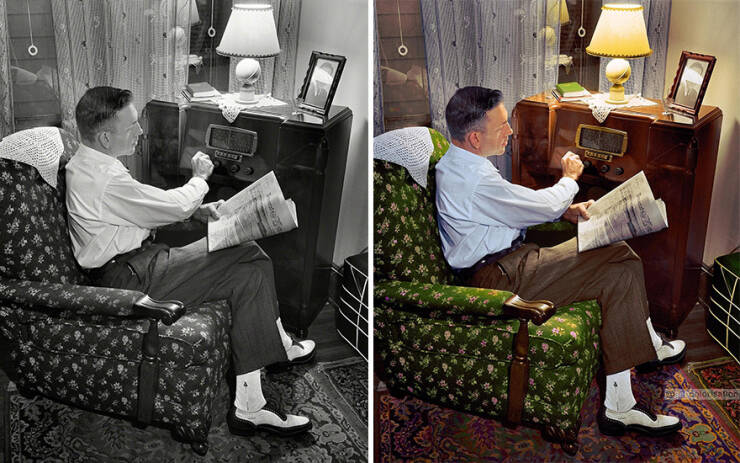 Sebastien De Oliveiras Colorized Vintage Photos