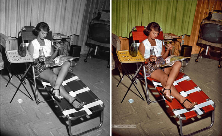 Sebastien De Oliveiras Colorized Vintage Photos