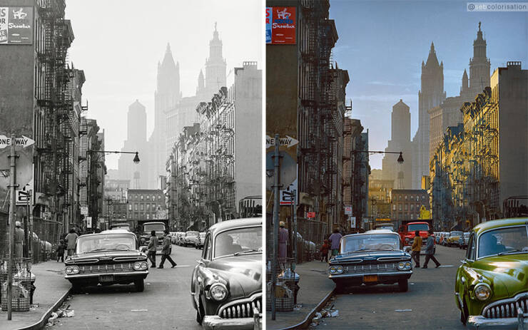 Sebastien De Oliveiras Colorized Vintage Photos