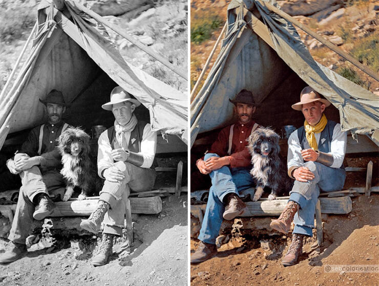 Sebastien De Oliveiras Colorized Vintage Photos