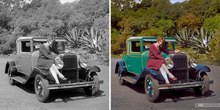 Sebastien De Oliveiras Colorized Vintage Photos