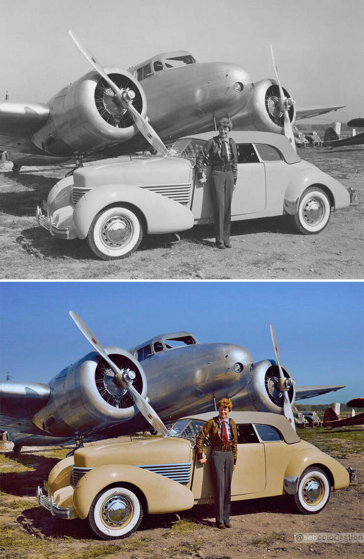 Sebastien De Oliveiras Colorized Vintage Photos