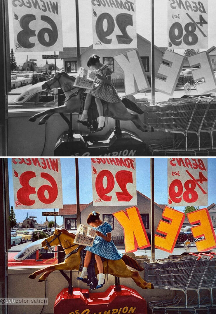 Sebastien De Oliveiras Colorized Vintage Photos