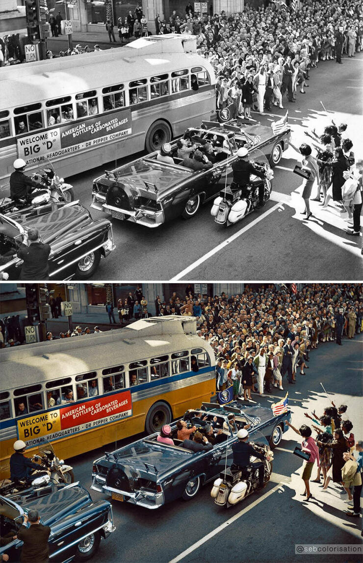 Sebastien De Oliveiras Colorized Vintage Photos