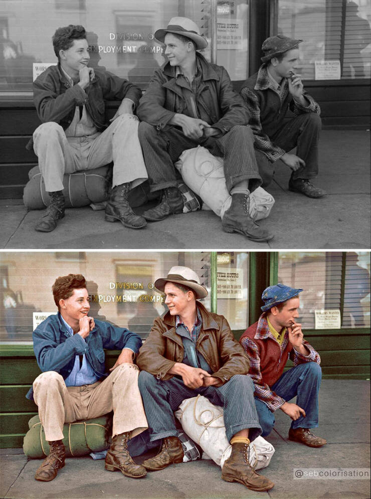 Sebastien De Oliveiras Colorized Vintage Photos