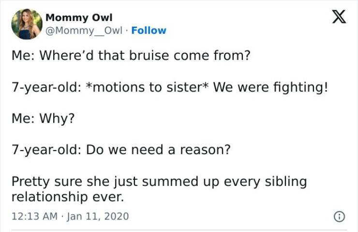 Hilarious Sibling Rivalry Tweets That Hit Home