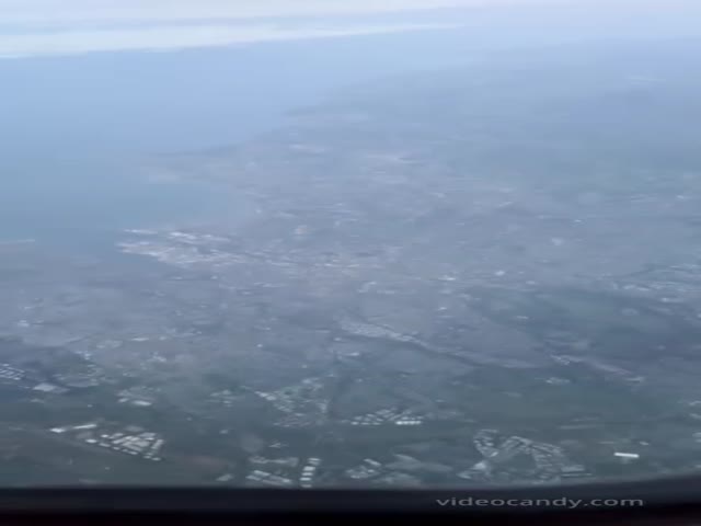 Rammstein Concert In Dublin From An Airplane Window