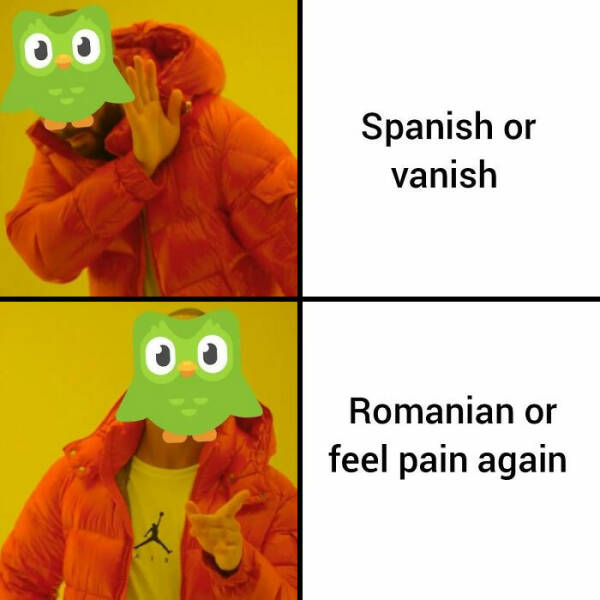 Learning With Laughter: Threatening Duolingo Memes