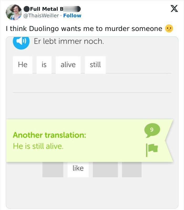 Learning With Laughter: Threatening Duolingo Memes