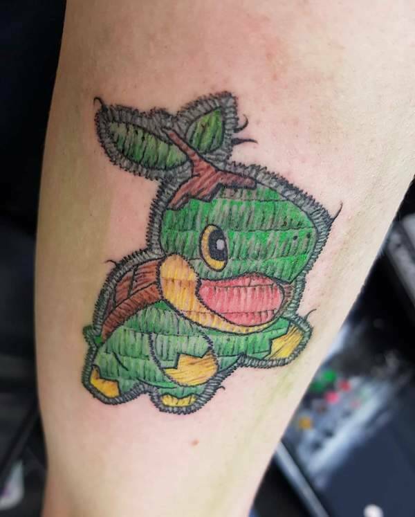 Stunning Embroidery And Patchwork Tattoos