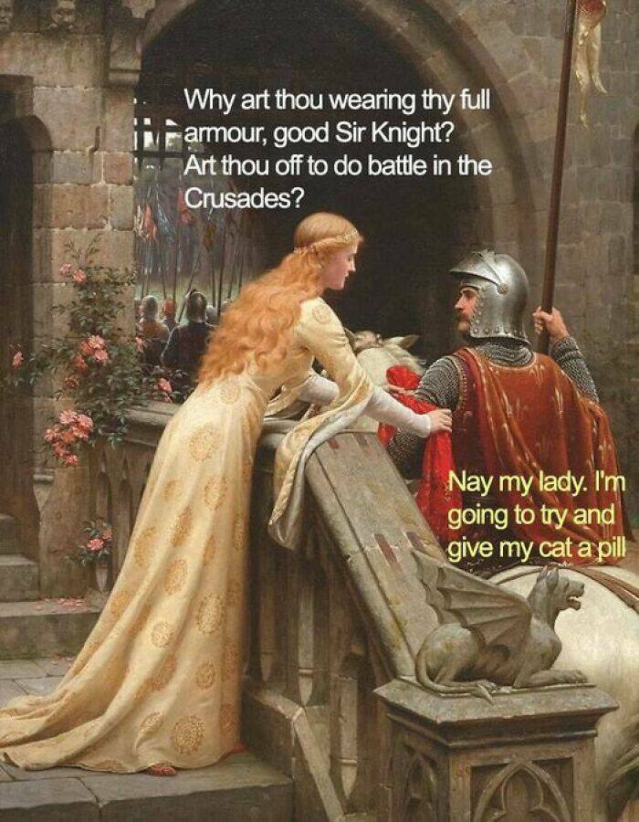 Classical Art Meets Memes