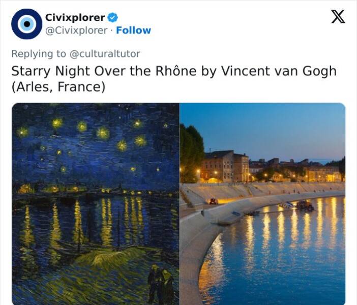 Real-Life Locations Of Famous Paintings