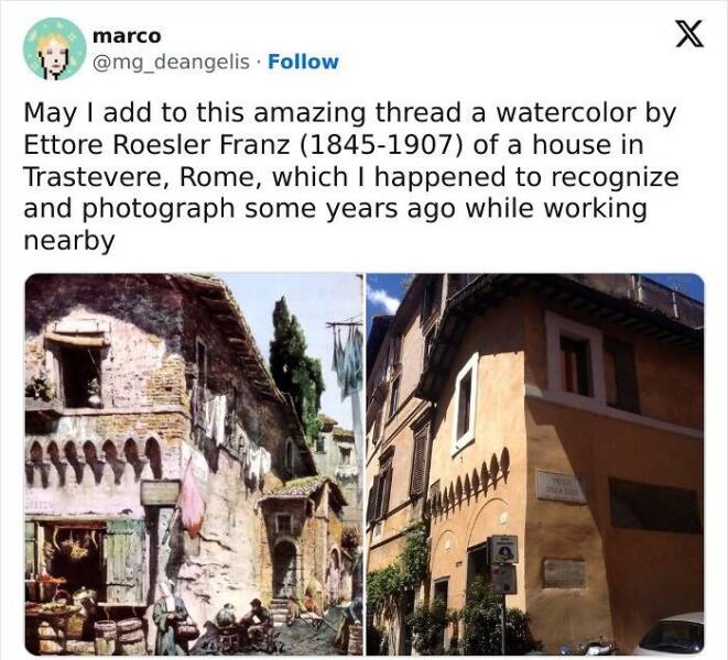 Real-Life Locations Of Famous Paintings