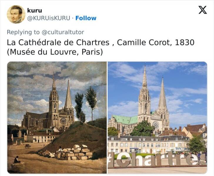 Real-Life Locations Of Famous Paintings