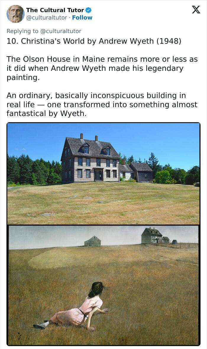 Real-Life Locations Of Famous Paintings