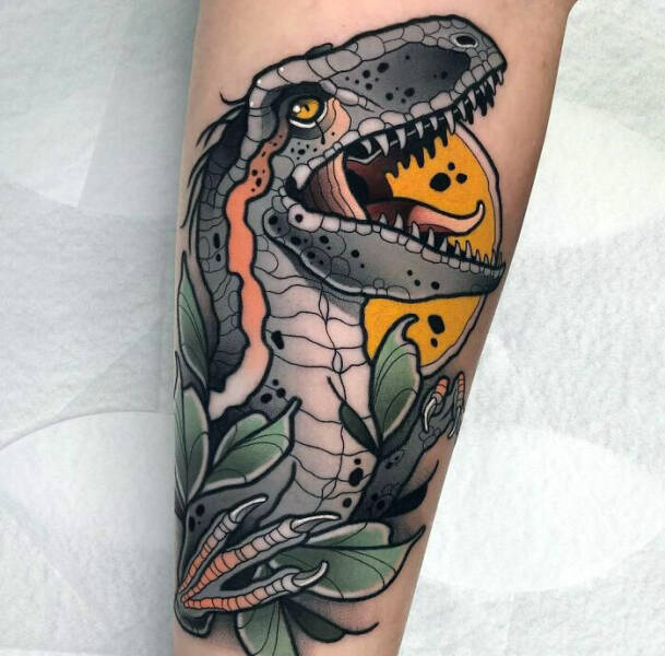 Amazing Dinosaur Tattoo Designs Done Right