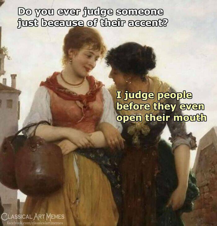 Classical Art Meets Memes