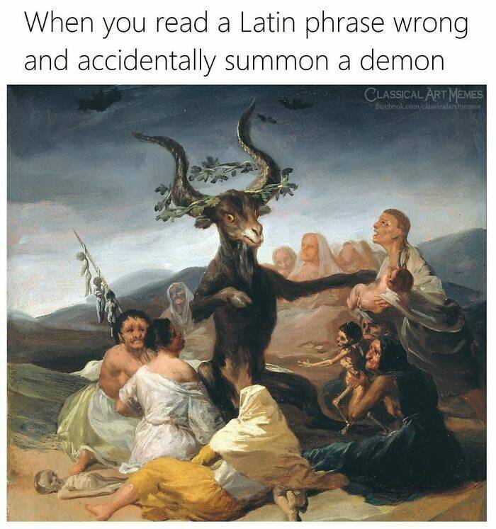 Classical Art Meets Memes