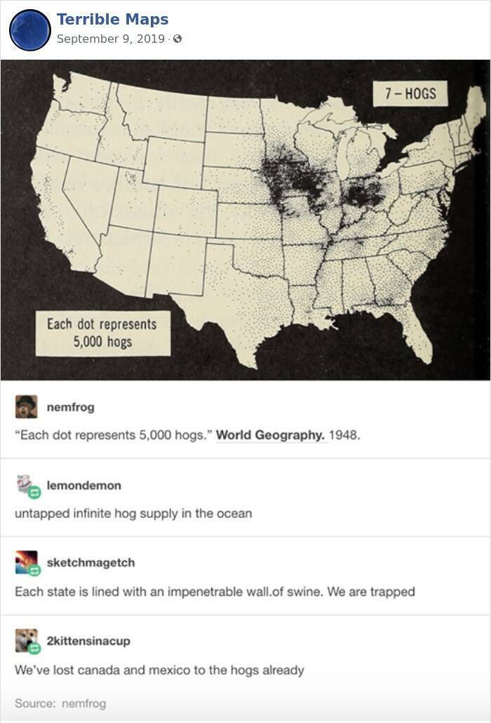 Hilariously Inaccurate Maps You Wont Find In Textbooks