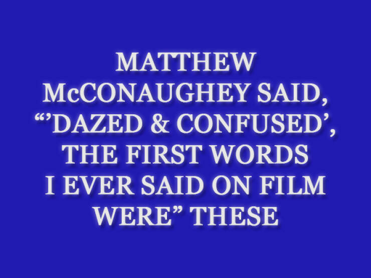 Put Your Film & TV Knowledge To The Test With Real Jeopardy Questions