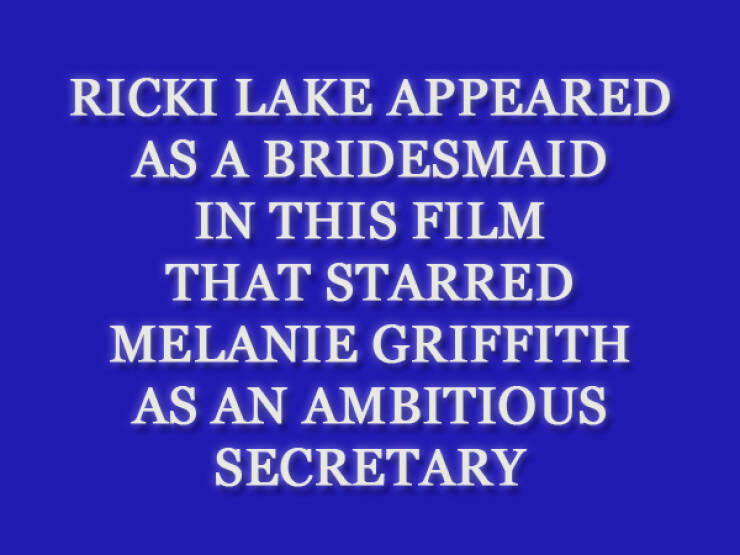 Put Your Film & TV Knowledge To The Test With Real Jeopardy Questions