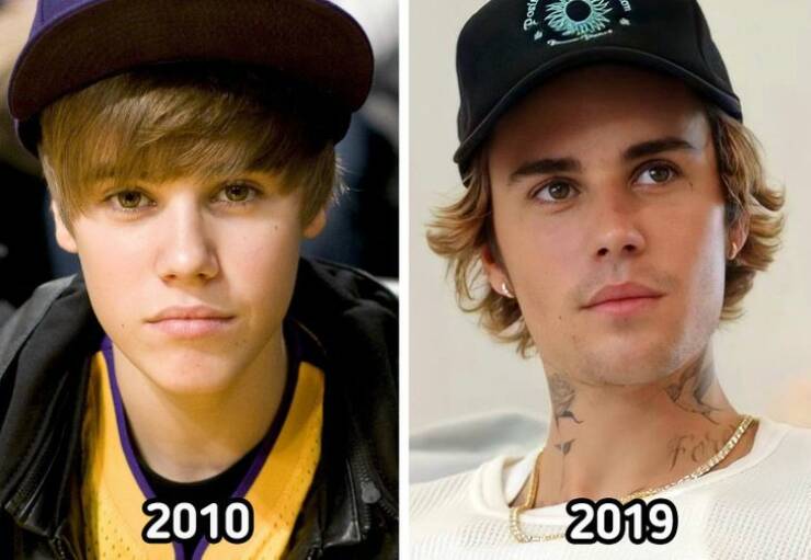 Celebrities Transformations Since Their Debut