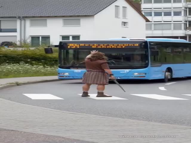 Strange Crosswalk