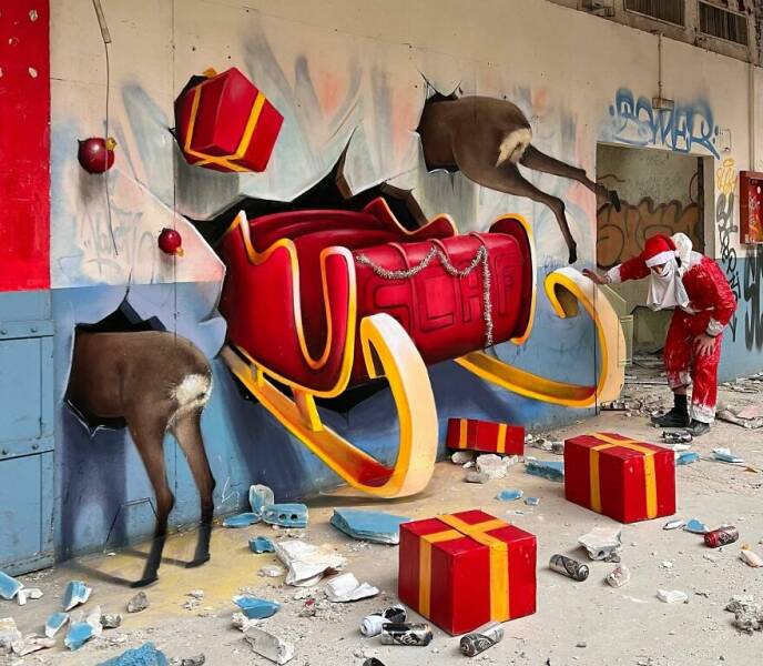 Mind-Blowing 3D Graffiti Art