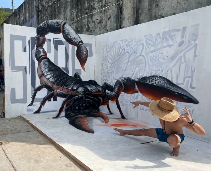 Mind-Blowing 3D Graffiti Art