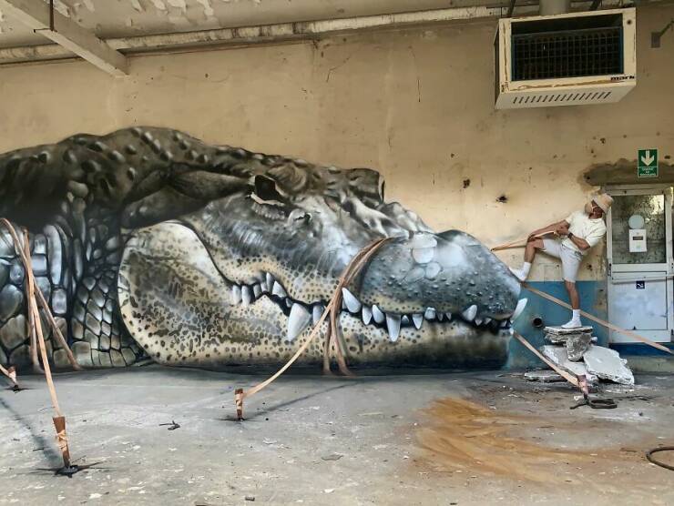 Mind-Blowing 3D Graffiti Art