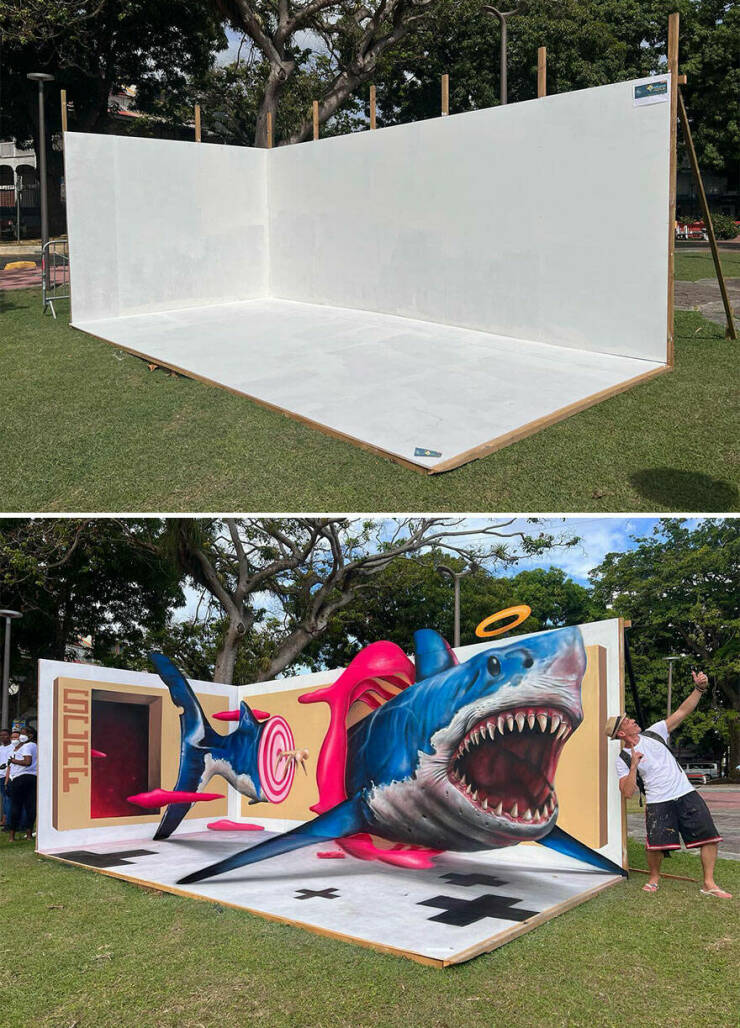 Mind-Blowing 3D Graffiti Art