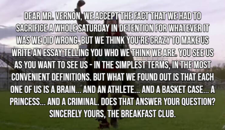 Unforgettable Quotes From The Breakfast Club