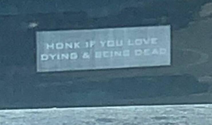 Bumper Sticker “Humor”