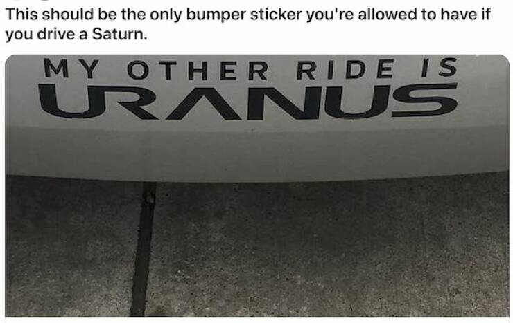 Bumper Sticker “Humor”